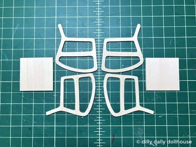 dollhouse rocking chair parts