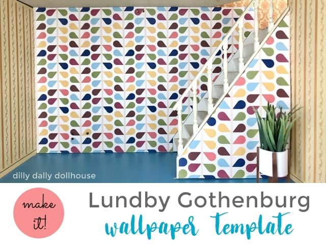 lundby dollhouse wallpaper templates