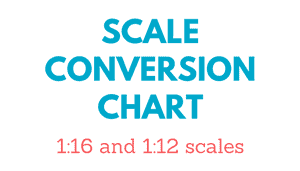 Determining Dollhouse Scale and Sizes of Miniatures