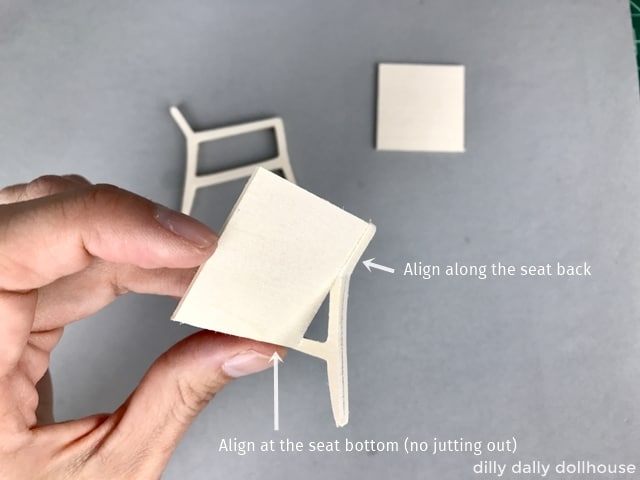 seat back is attached to the chair side