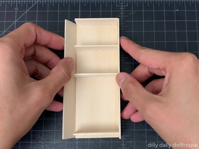 Miniature store bookshelf diy